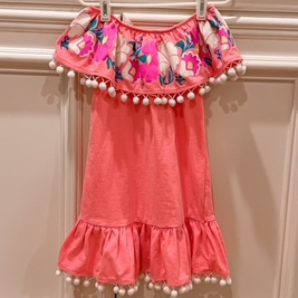 fabkids off the shoulder dress, size 4/5 (S)